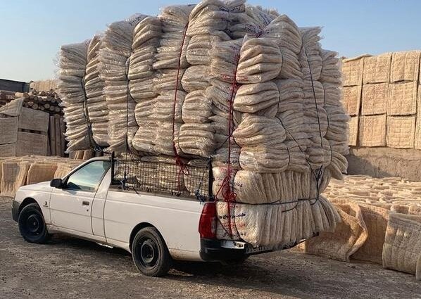 وقتی از پوشال کولر میزعسلی میسازند | جمعآوری ١٠ تن پوشال فقط در یک منطقه