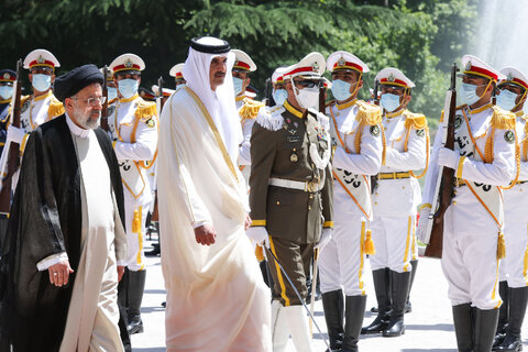 سفر شیخ تمیم امیر قطر به ایران و دیدار با رئیسی
