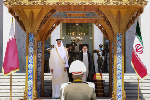 سفر شیخ تمیم امیر قطر به ایران و دیدار با رئیسی