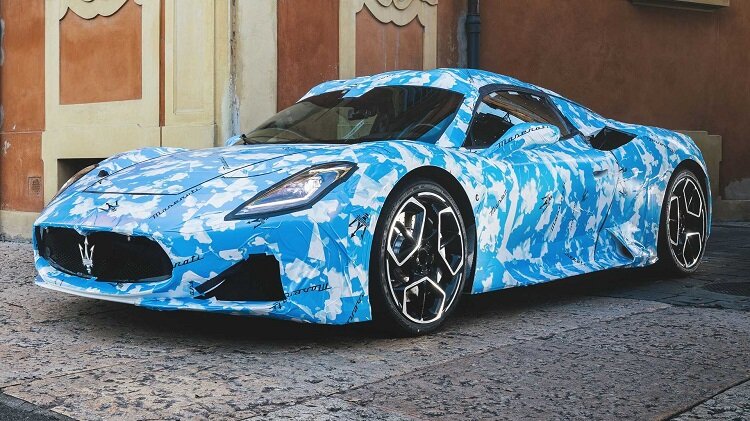 تصاویری از ابرخودرویی با سرعت باد | کانورتیبل MC20 مازراتی در راه است