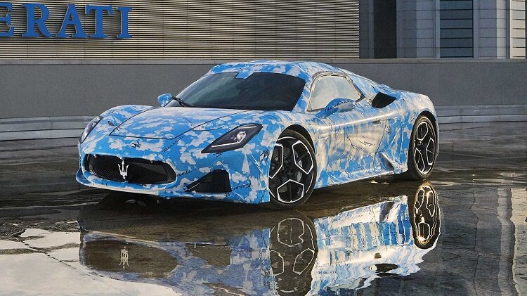 تصاویری از ابرخودرویی با سرعت باد | کانورتیبل MC20 مازراتی در راه است