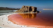 ببینید | روند خشکسالی دریاچه ارومیه از سال ١٩٨۴ میلادی تا ۲۰۲۱