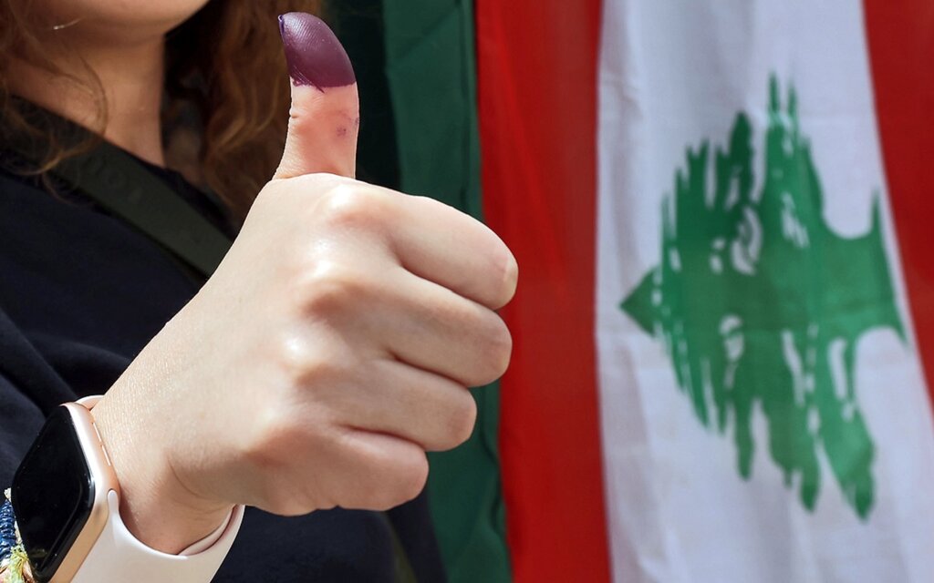 انگشت انتخابات در لبنان
