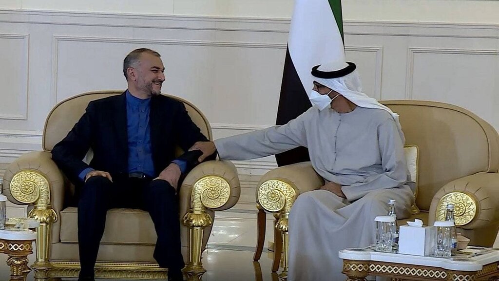 امیرعبداللهیان و رئیس جدید امارات