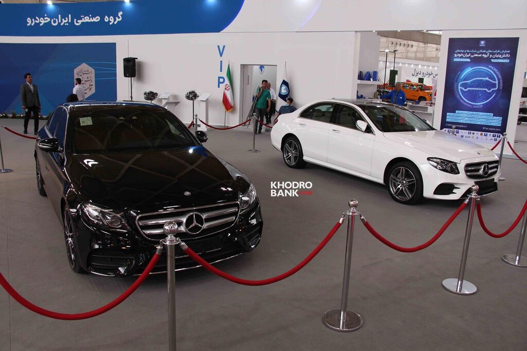 مرسدس بنز به ایران بازمی گردد؟ | تصاویر دیدنی از ۲ دستگاه مرسدس بنز جذاب در نمایشگاه خودرو تهران