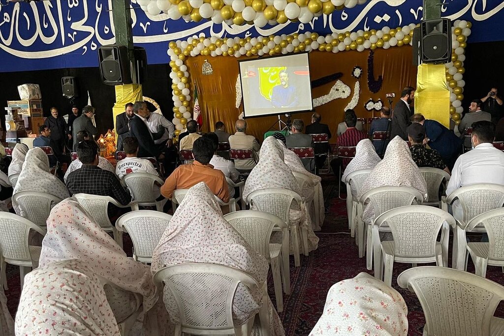۷۲ نوعروس از حسینیه راهی خانه بخت شدند