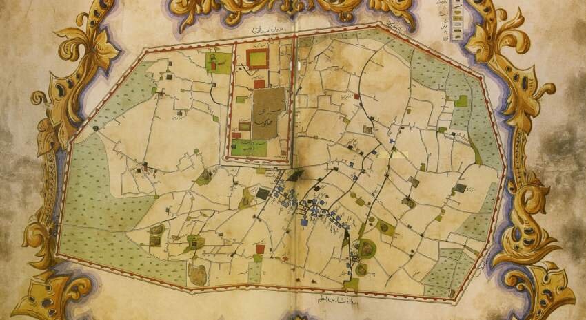 نقشه طهران در سال ۱۲۷۷ خورشیدی را ببینید | پایتخت به روایت تاریخنگار فرانسوی