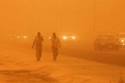ببینید | موج جدید گرد و خاک در عراق | پروازهای تهران - نجف لغو شد