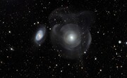 تصویری زیبا از کهکشان غول‌ پیکر خوش‌ اشتها! | جدیدترین شکار تلسکوپ فضایی هابل