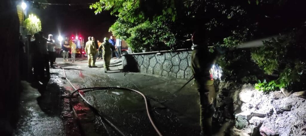 تصاویر | آتش یک باغرستوران فرحزاد را به خاکستر تبدیل کرد