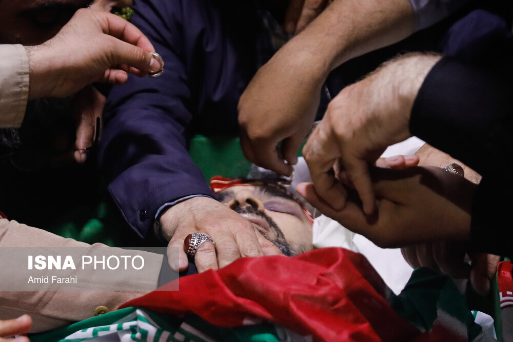 آخرین تصویر از چهره شهید صیاد خدایی