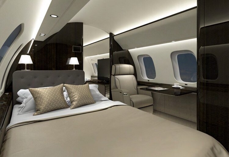 تصاویری از هتل پنج ستاره پرنده | سریعترین جت تجاری جهان به بازار میآید