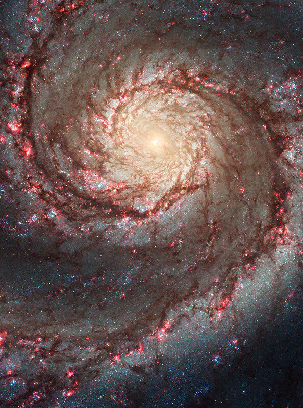 تصویری جذاب از یک کهکشان مارپیچی | گرداب 31 میلیون سال نوری از ما فاصله دارد