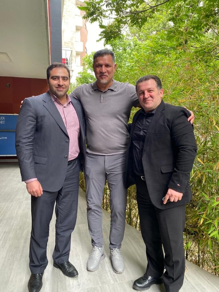 عکس | علی دایی در فینال لیگ پرورش اندام!