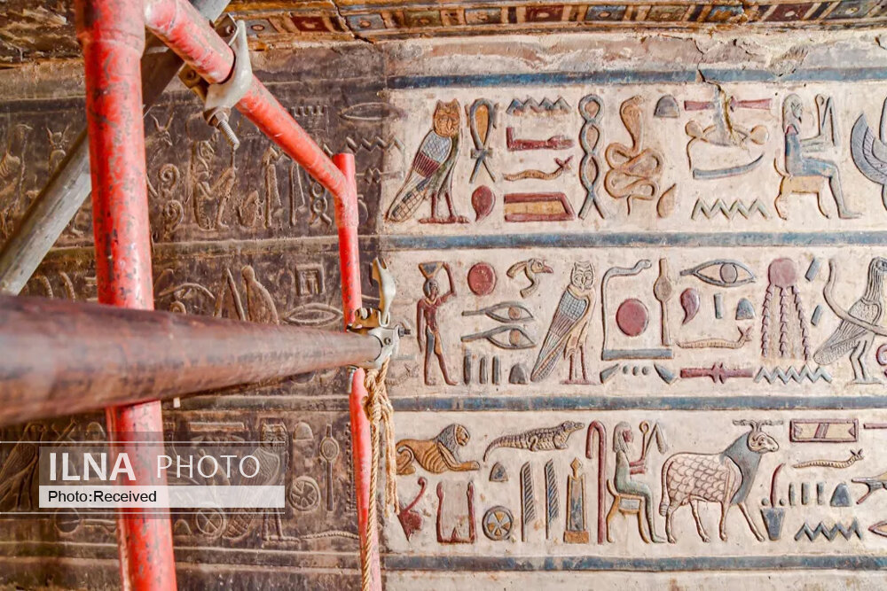  الهه‌های مصری از زیر لایه‌های مدفوع پرندگان نمایان شدند