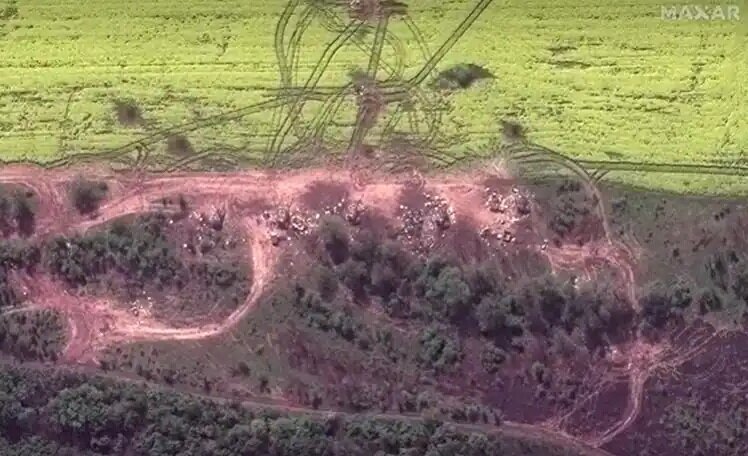 تصاویر ماهوارهای از میدانهای نبرد در شرق اوکراین