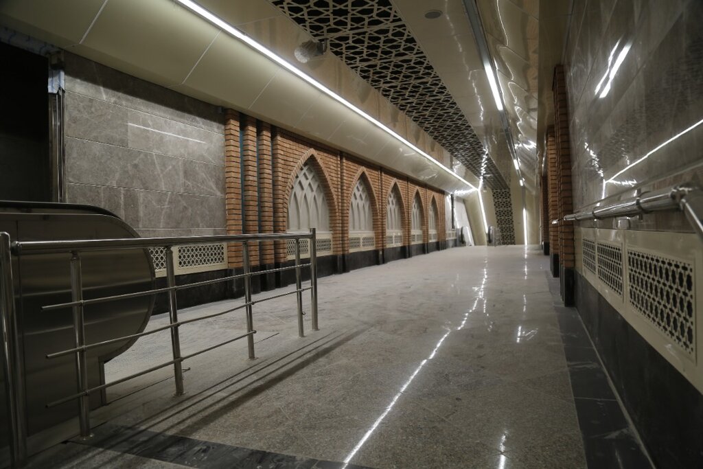 افتتاح صد و چهل و سومین ایستگاه شبکه مترو تهران| تصاویری از معماری ایرانی-اسلامی ایستگاه شهدای هفده شهریور