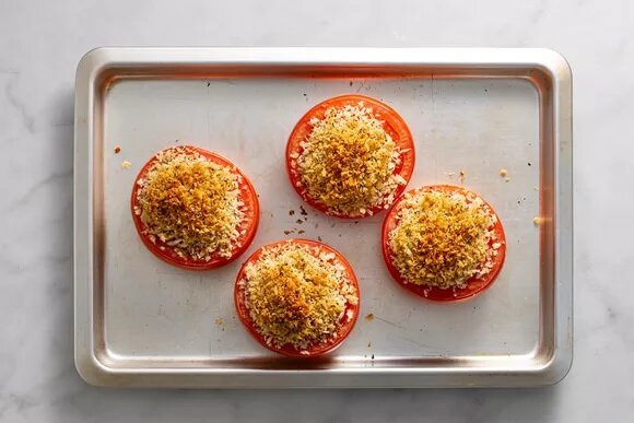 گوجه فرنگی شکم پر گیاهی و کم هزینه | غذایی متفاوت که تا به حال نخوردهاید