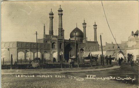 خ تصويری از ضلع شرقی حرم كه در موزه بريتانيا نگهداری میشود.