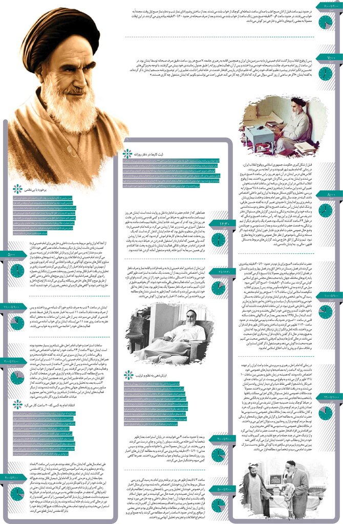 زندگی به وقت امام | مروری کوتاه بر ۲۴ ساعت زندگی بنیانگذار انقلاب اسلامی