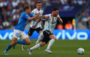 مسی و یارانش قهرمان سومین جام بین قاره ای | شکست سنگین ایتالیا برابر آرژانتین در فینالیسیما