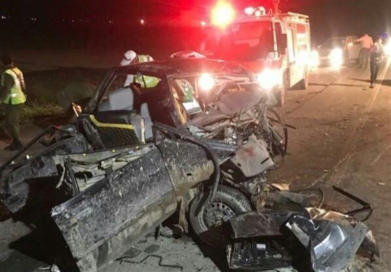این خودروی ایرانی جان ۸ نفر از اعضای یک خانواده را گرفت | ۵ نفر از جانباختگان کودک هستند تصادف