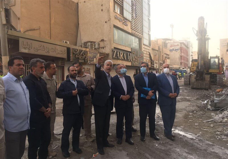 صولت مرتضوی بازدید از متروپل آبادان