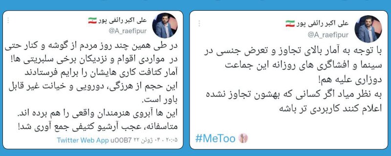 توییت توئیت رائفی پور