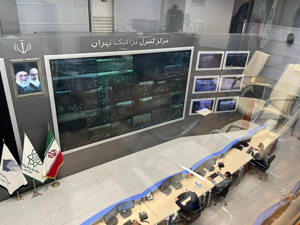 مانتیورینگ دوربین‌های شهر تهران