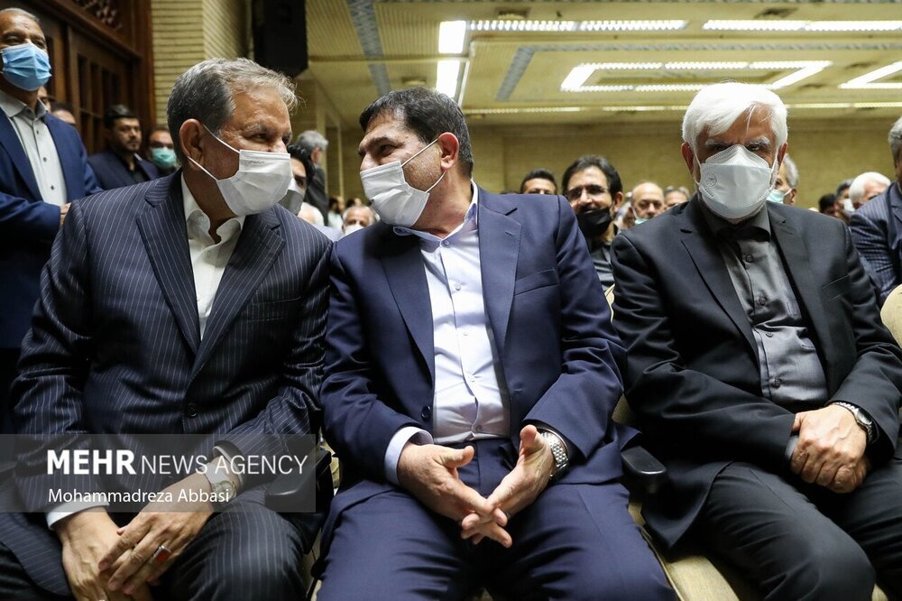 تصویر همنشینی معاونان اول خاتمی، روحانی و رئیسی