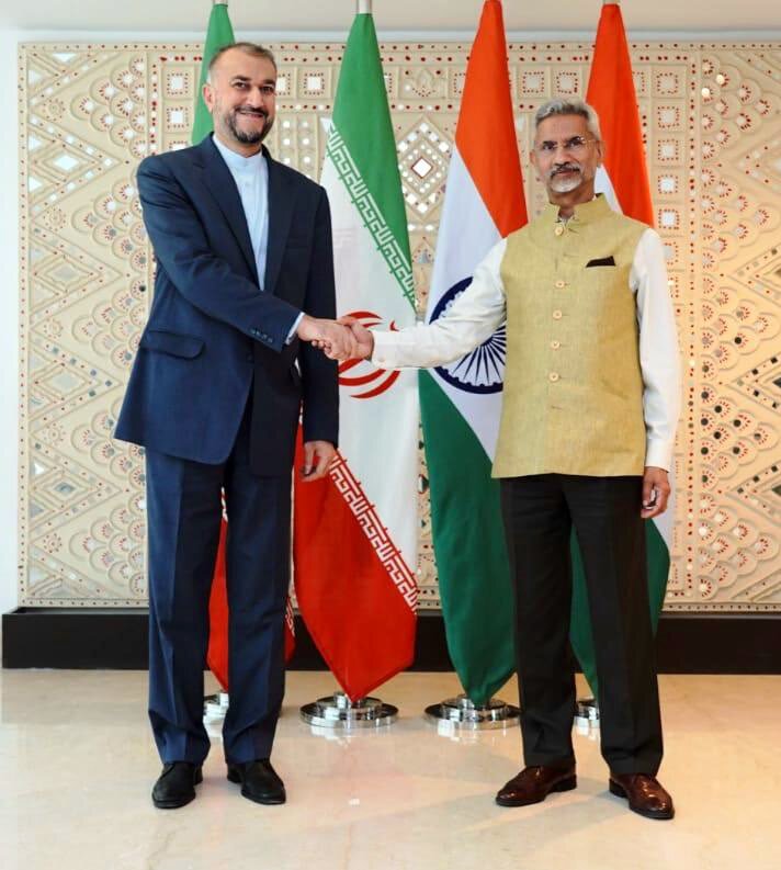 تصاویر دیدار امیرعبداللهیان با همتای هندی و گفتوگو درباره برجام