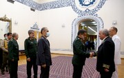 جنجال آفرینی برای این تصویر سفارت روسیه در تهران | تلاش وقیحانه برای وابسته نشان دادن فرماندهان ایرانی
