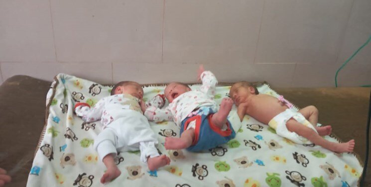 اولین تصاویر از ۳ قلوهای تازه متولد شده لندهای | حس و حال پدر و مادر جوانی که حالا صاحب ۶ فرزند هستند | روایتی شنیدنی از نامگذاری جالب ۳ قلوها!