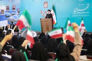 ببینید | کنایه تند رئیسی به روحانی در سالگرد پیروزی در انتخابات | اینها تجربه با مردم بودن را ندارند ...