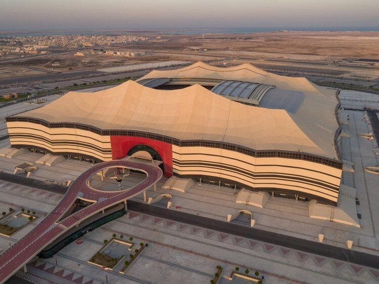 تصاویر ایده‌های لاکچری و سنتی قطر برای جام جهانی ۲۰۲۲ | طراحی خاص یک استادیوم به سبک چادرهای عشایری | داخل چادرهای سنتی قطر را ببینید