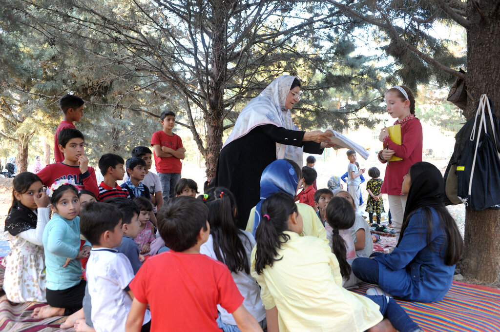 جشن فارغالتحصیلی کودکانکار از «مدرسه طبیعت»