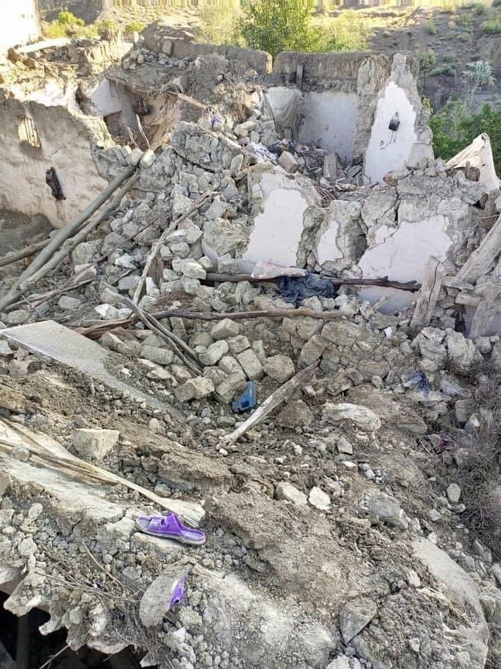 تصاویر  255 نفر در زمین لرزه 6.1 ریشتری در شرق افغانستان جان باختند