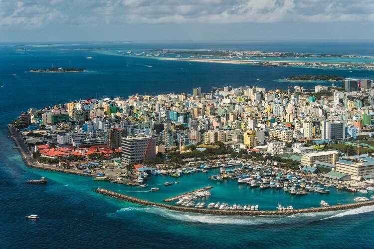 شهر شناور در مالدیو