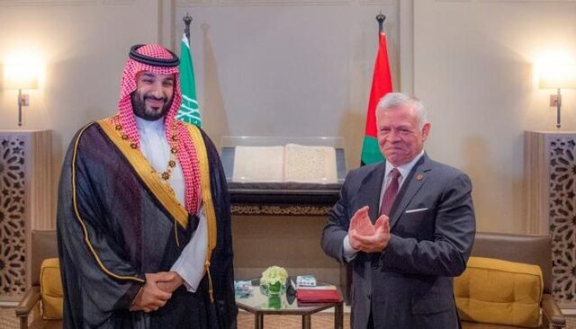 محمد بن سلمان و ملک عبدالله دوم