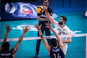 تصاویری مهیج از مسابقه والیبال ایران - آمریکا