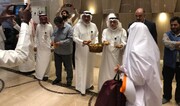 تصاویر | استقبال عربستانی‌ها از حجاج خارجی حج تمتع