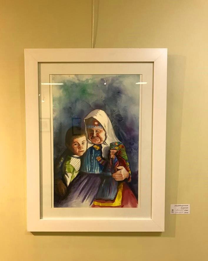 برگزیدگان مسابقات بینالمللی در جشن آب و رنگ چه کردند؟