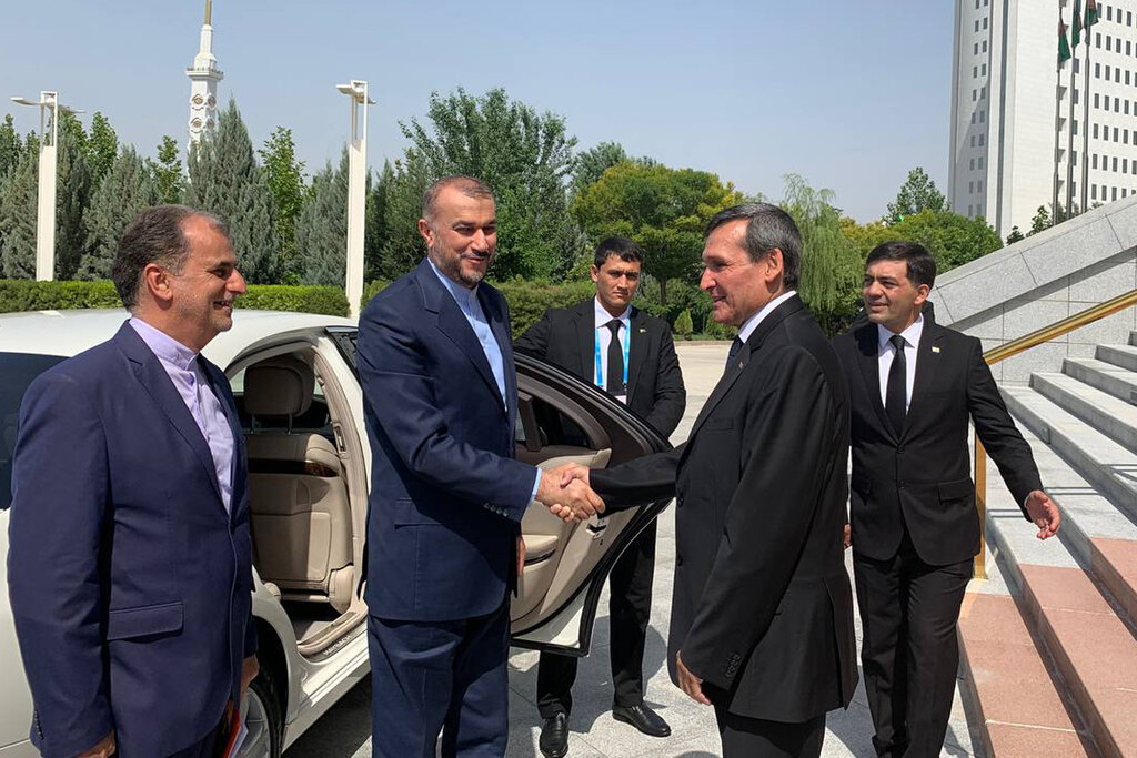 رشید مرداف وزیر امور خارجه ترکمنستان - امیر عبداللهیان