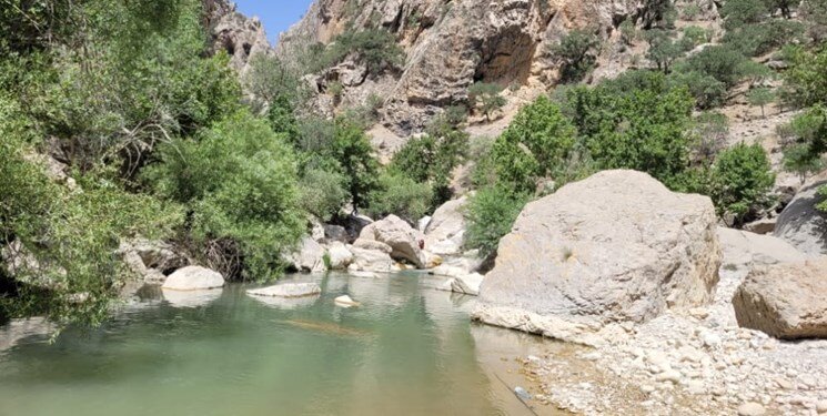 تصاویری زیبا از دره پلنگی ایران ؛ تنگهای هیجانانگیز برای شنا، پرش در آب