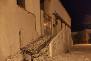 تصاویری از آثار زلزله بر بادگیرهای تاریخی منطقه لافت