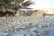 تصاویر ویرانی زلزله هولناک صبح امروز؛ بندر خمیر کاملا تخریب شد!
