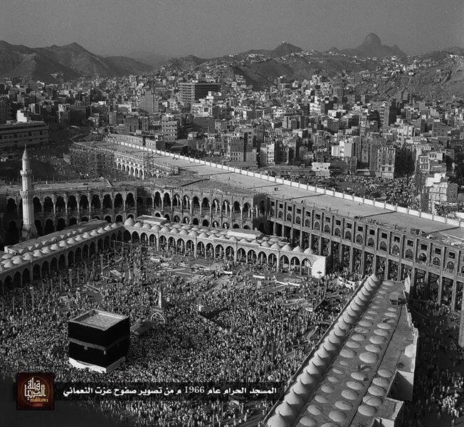 تصاویر| نخستین عکس رنگی که ۷۰ سال پیش از کعبه گرفته شد | عمر النعمانی: صدها عکس منتشر نشده از کعبه دارم