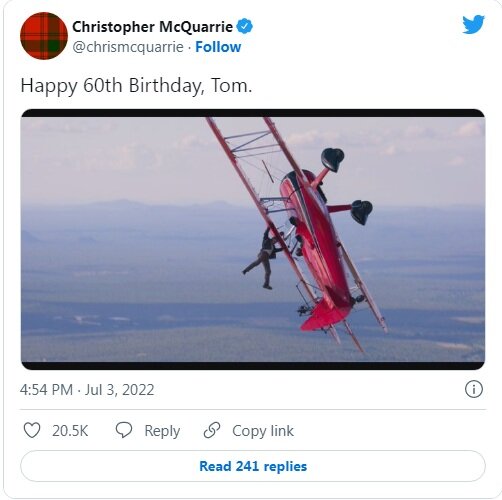 عکسی دیدهنشده و باورنکردنی از تام کروز در پشت صحنه فیلم ماموریت غیرممکن