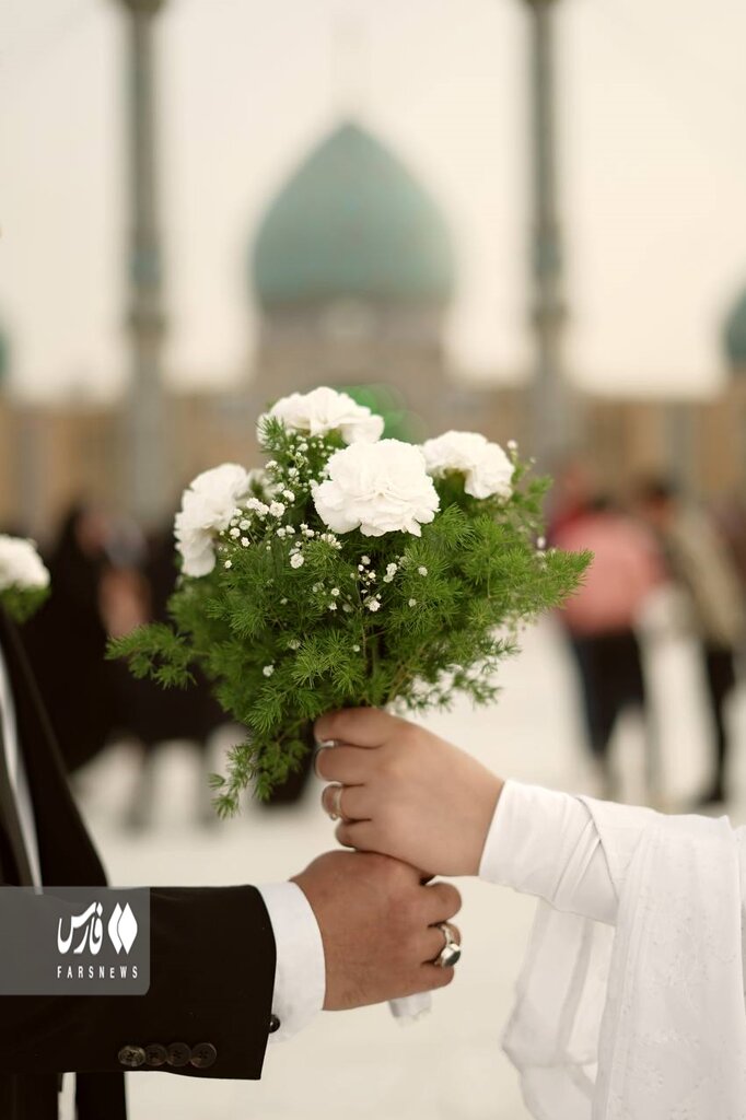 تصاویر زوج استرالیایی که عروسی‌شان را در مسجد جمکران گرفتند