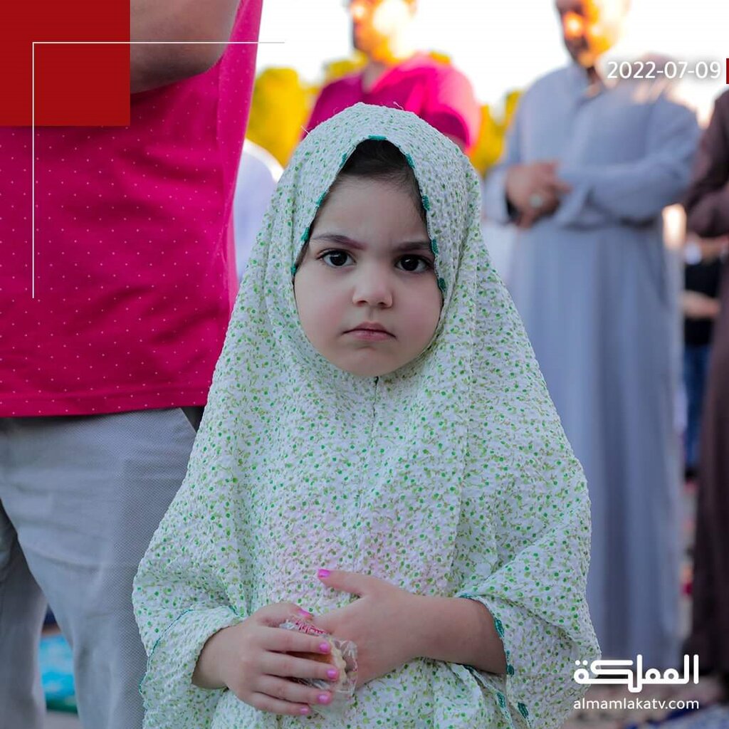 تصاویر نماز عید قربان در  کشورهای عربی | پوشش زیبا و سنتی دختران غزه را ببینید